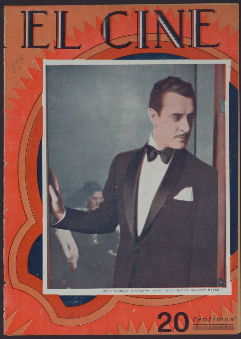 CINE | EL magazine side cover Issue 858 13 September 1928