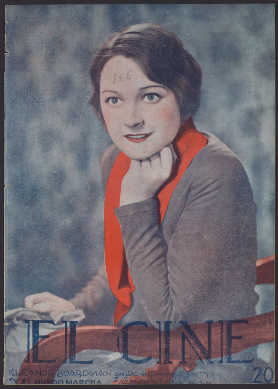 CINE | EL magazine side cover Issue 866 8 November 1928