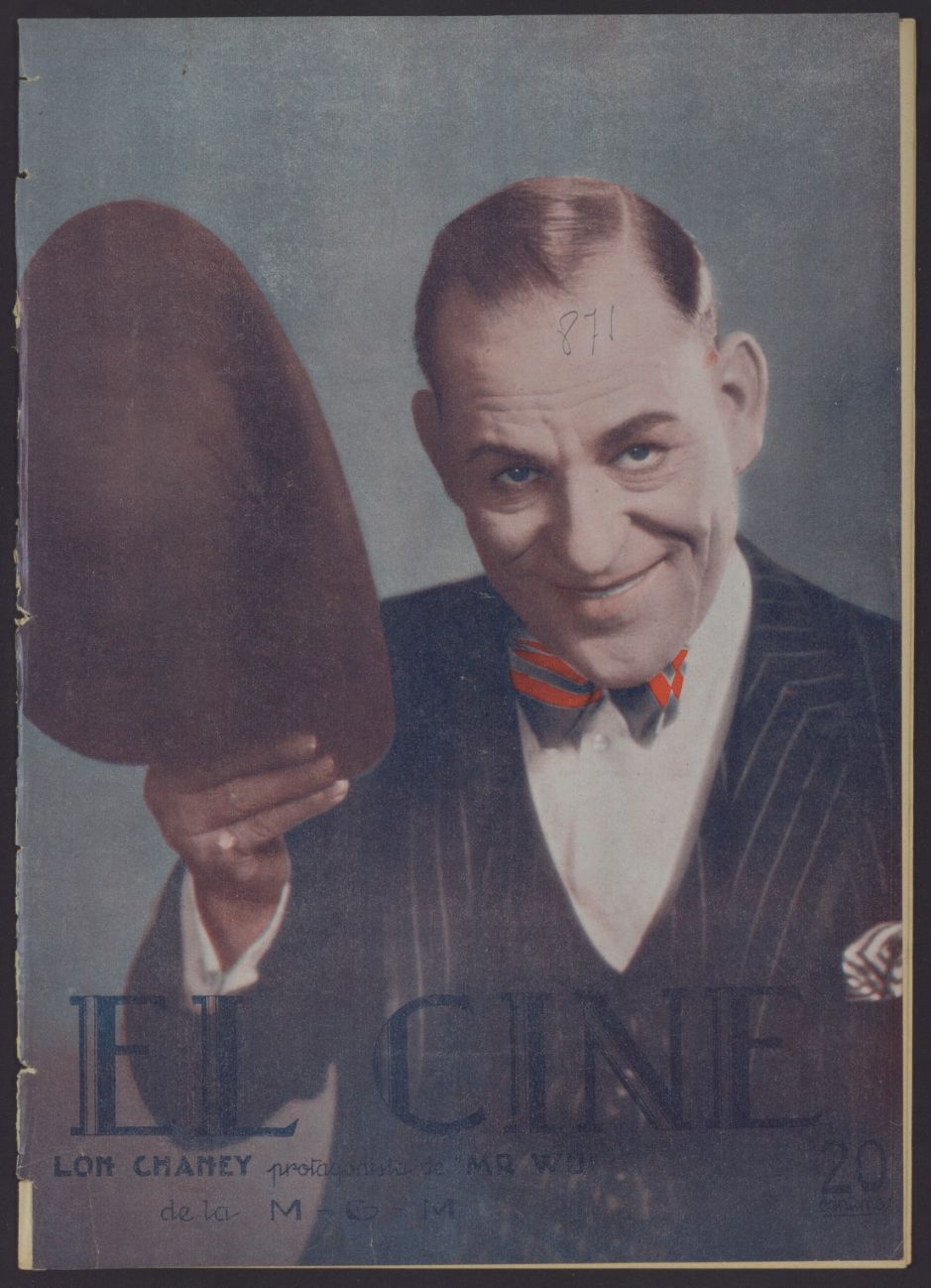 CINE | EL magazine side cover Issue 871 13 December 1928