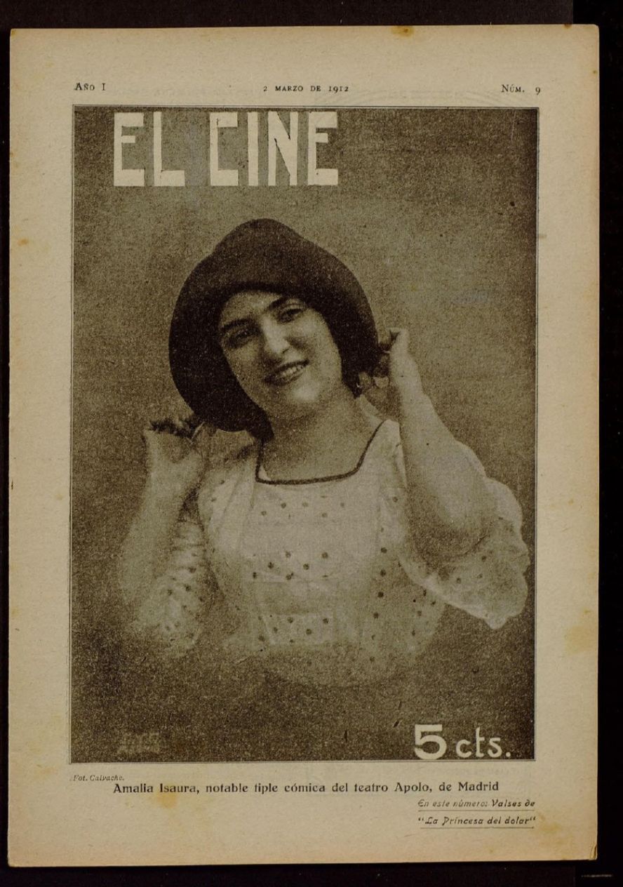 CINE | EL magazine side cover Issue 9 2 March 1912