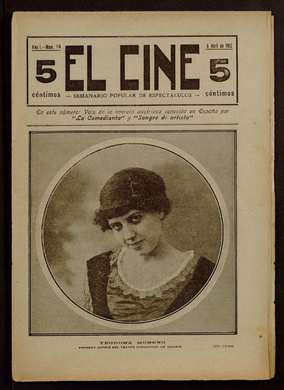 CINE | EL magazine side cover Issue 14 6 April 1912