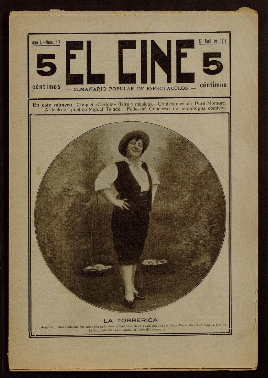 CINE | EL magazine side cover Issue 17 27 April 1912