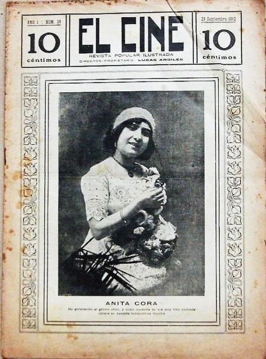 CINE | EL magazine side cover Issue 38 28 September 1912