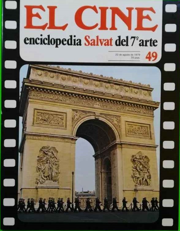 CINE | EL (Enciclopedia Salvat Del 7 Arte) magazine side cover Issue 49 22 August 1979