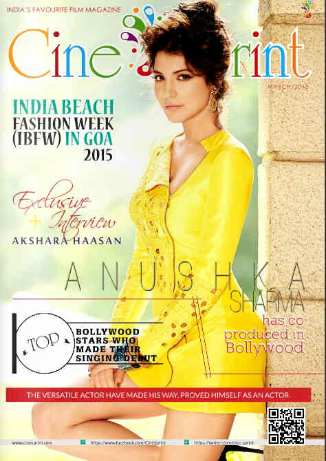 CINESPRINT magazine side cover March 2015