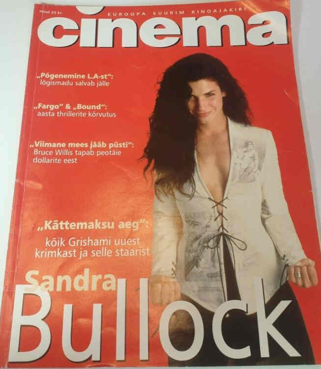 CINEMA ESTONIA magazine side cover  January 1997