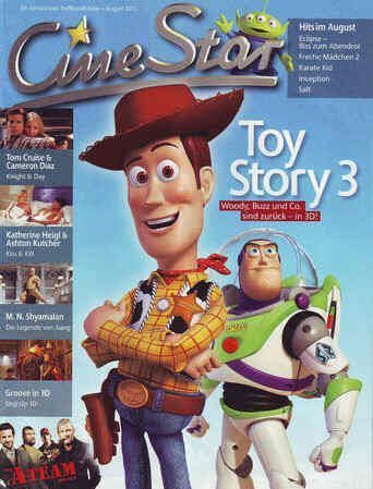 CINE STAR magazine side cover August 2010