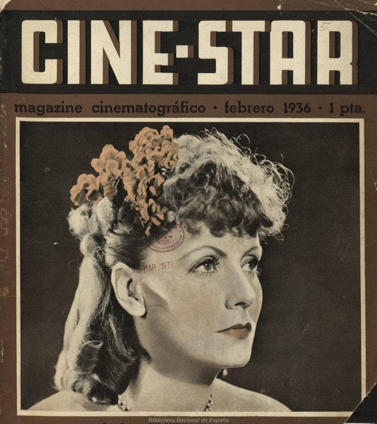CINE-STAR magazine side cover Issue 5  February 1936