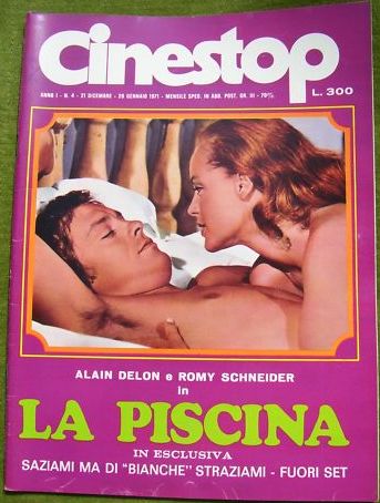 CINESTOP magazine side cover Issue 4 December 1970