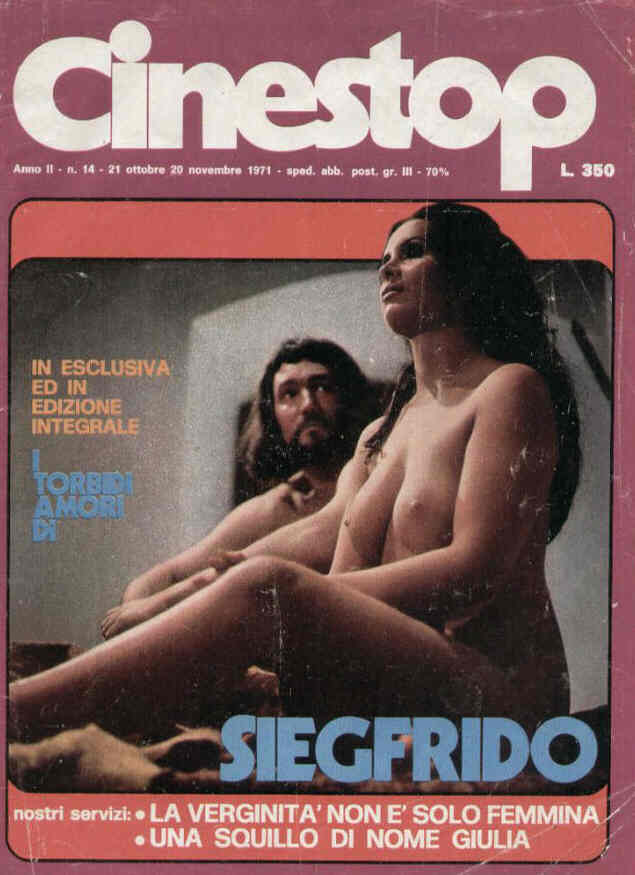 CINESTOP magazine side cover Issue 14 October 1971