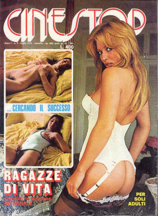 CINESTOP magazine side cover Issue 5  Super  1974