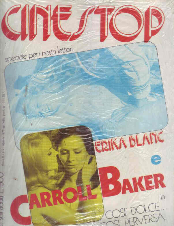 CINESTOP magazine side cover Issue 9  Ultima serie August 1975