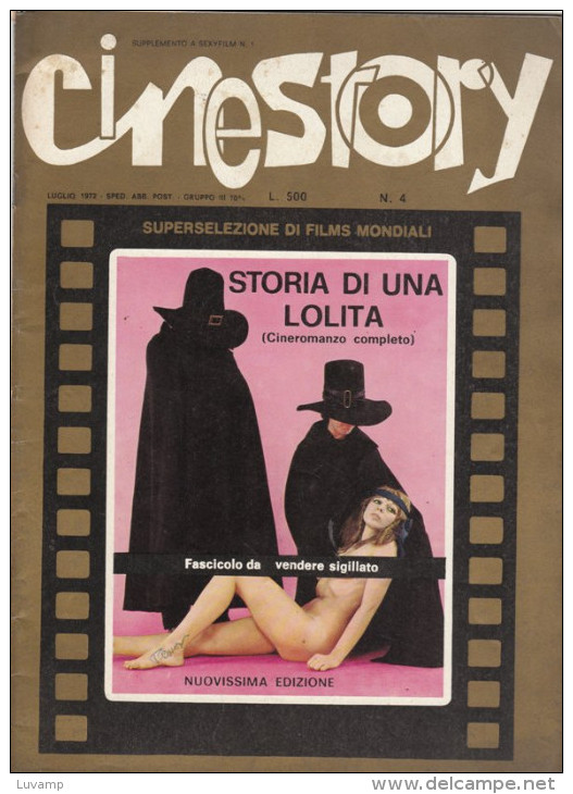 CINESTORY magazine side cover Issue 4 July 1972