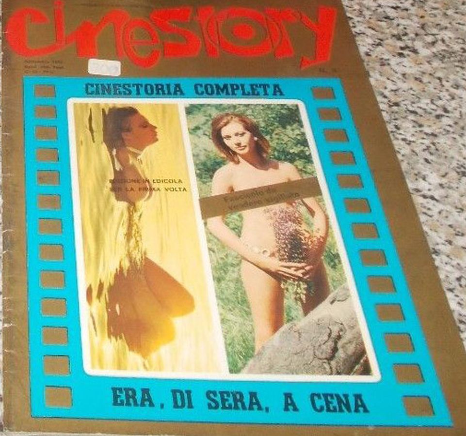 CINESTORY magazine side cover Issue 6   1972