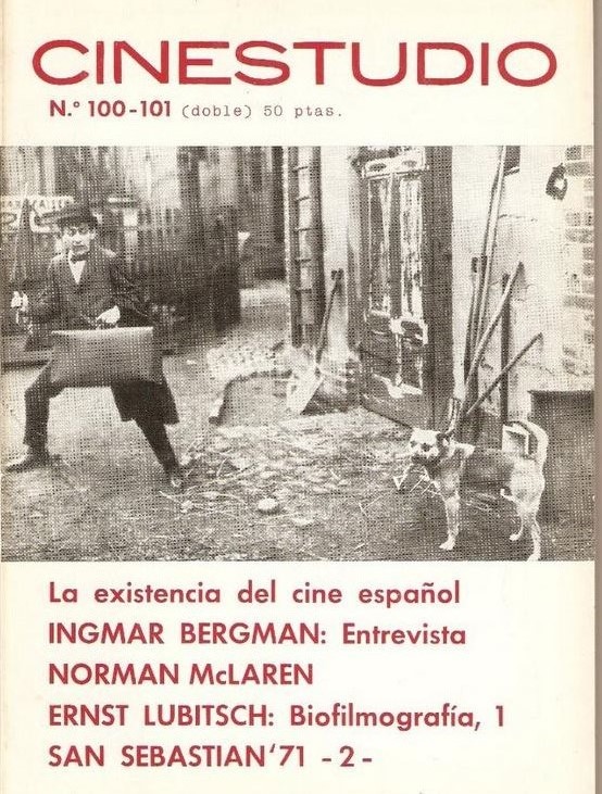 CINESTUDIO magazine side cover Issue 100/101 August/September 1971