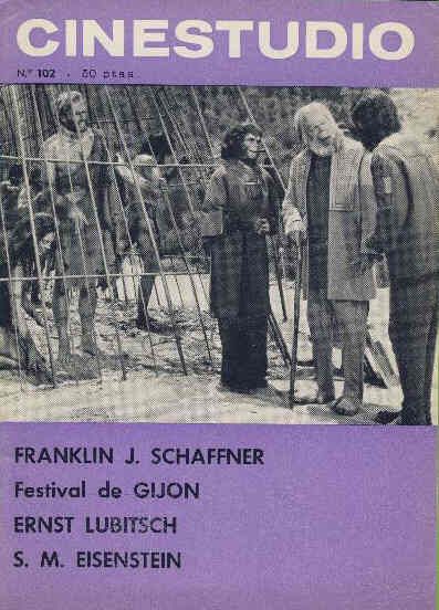 CINESTUDIO magazine side cover Issue 102 November 1971