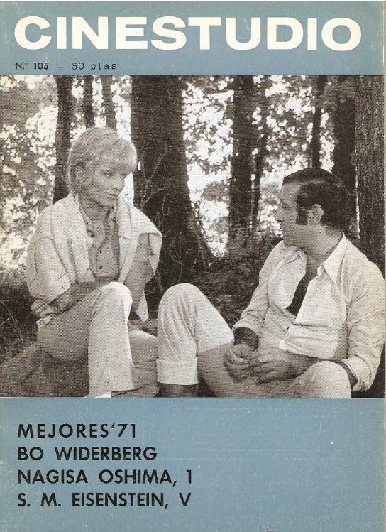 CINESTUDIO magazine side cover Issue 105 February 1972
