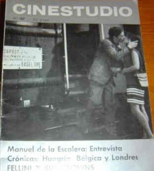 CINESTUDIO magazine side cover Issue 107 April 1972