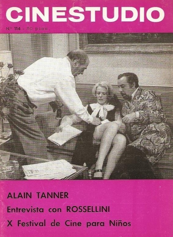 CINESTUDIO magazine side cover Issue 114 November 1972