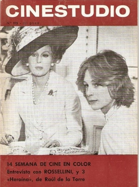 CINESTUDIO magazine side cover Issue 115 December 1972