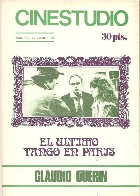 CINESTUDIO magazine side cover Issue 117 February 1973
