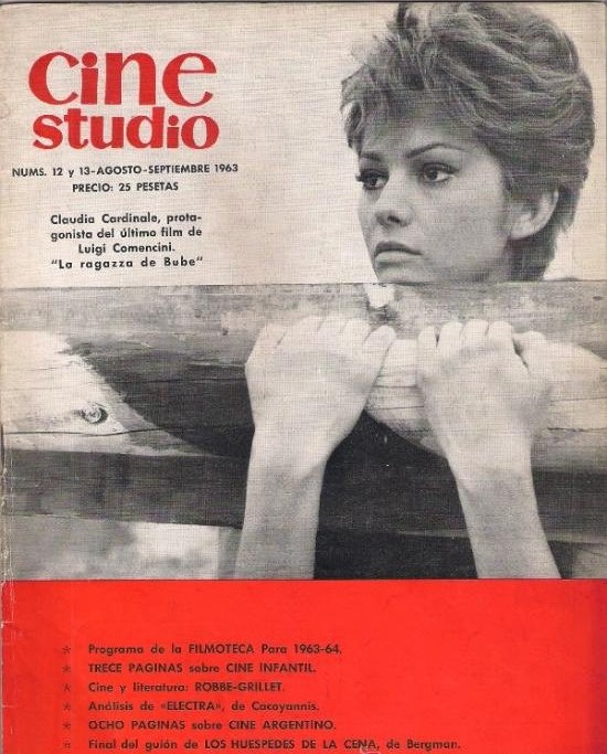 CINESTUDIO magazine side cover Issue 12/13 August/September 1963