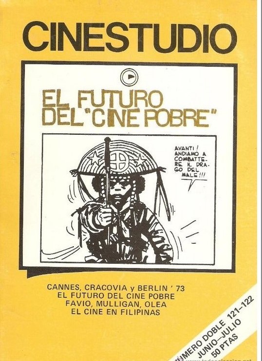 CINESTUDIO magazine side cover Issue 121/122 June 1973