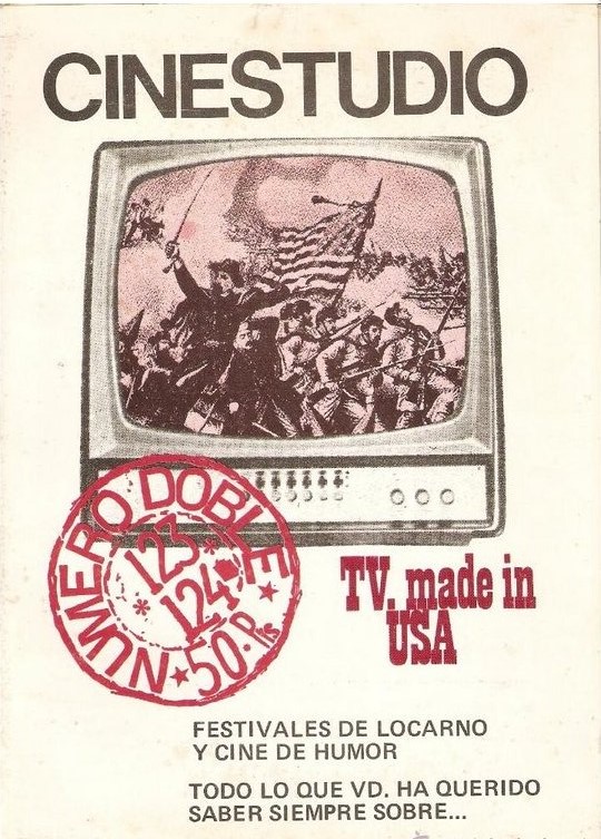 CINESTUDIO magazine side cover Issue 123/124 August 1973