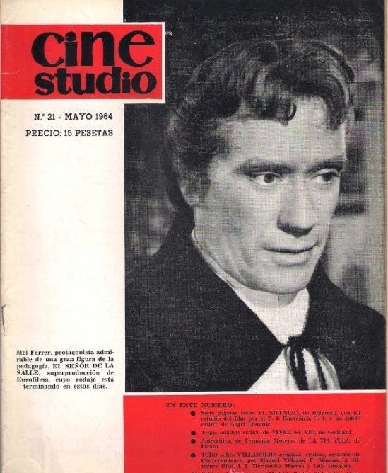 CINESTUDIO magazine side cover Issue 21 May 1964