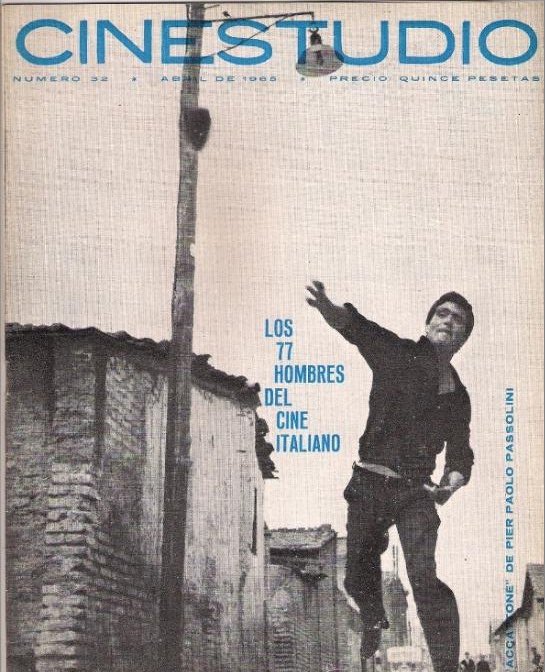 CINESTUDIO magazine side cover Issue 32 April 1965