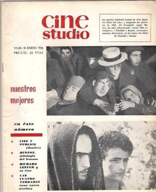 CINESTUDIO magazine side cover Issue 41 January 1966