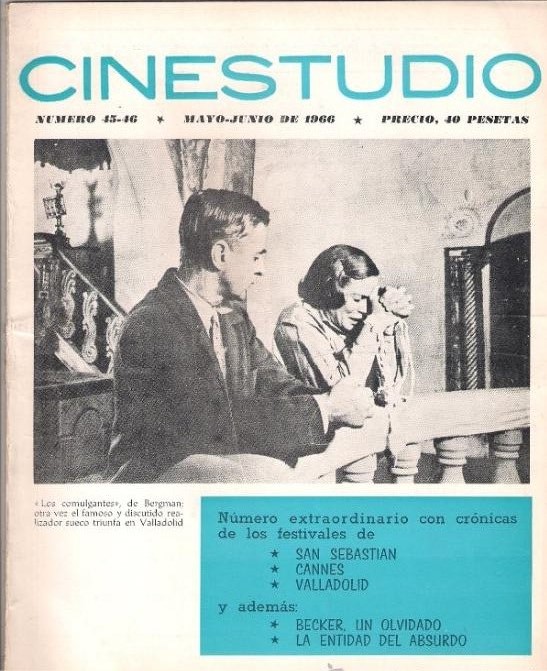 CINESTUDIO magazine side cover Issue 45/46 May 1966