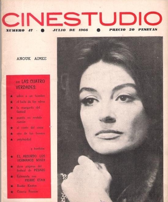 CINESTUDIO magazine side cover Issue 47 July 1966