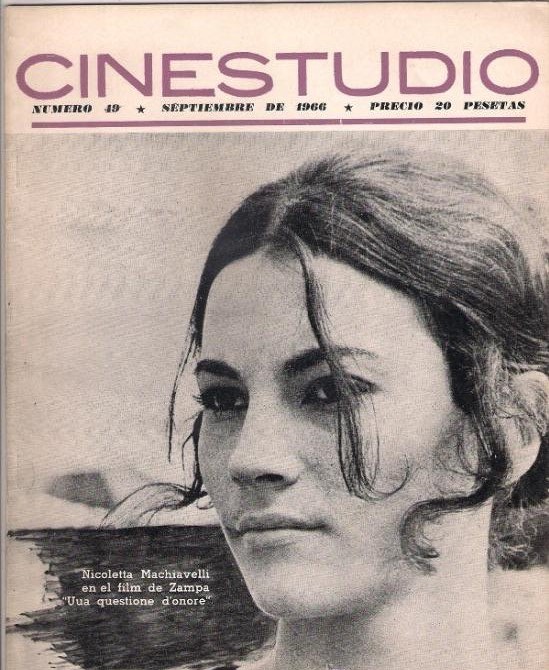 CINESTUDIO magazine side cover Issue 49 September 1966
