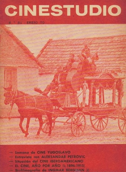 CINESTUDIO magazine side cover Issue 81 January 1970