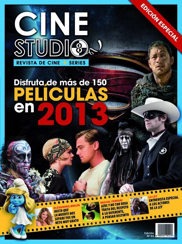 CINE STUDIO 8 magazine side cover Issue 4 January/February 2013
