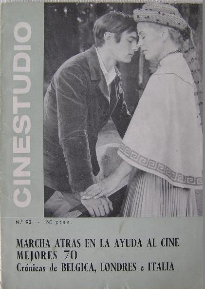 CINESTUDIO magazine side cover Issue 93 January 1971