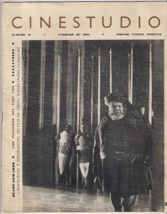 CINESTUDIO magazine side cover Issue 42  February 1966
