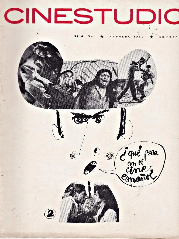 CINESTUDIO magazine side cover Issue 54  February 1967