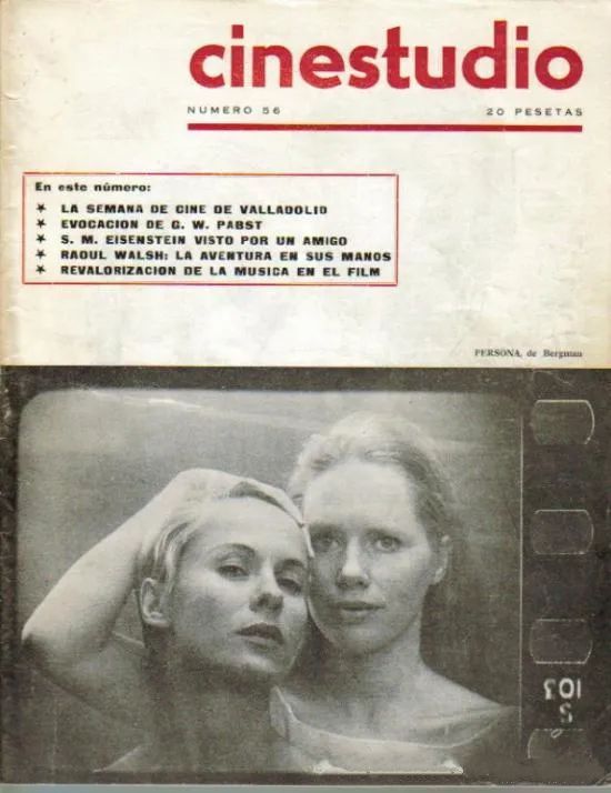 CINESTUDIO magazine side cover Issue 56  April 1967