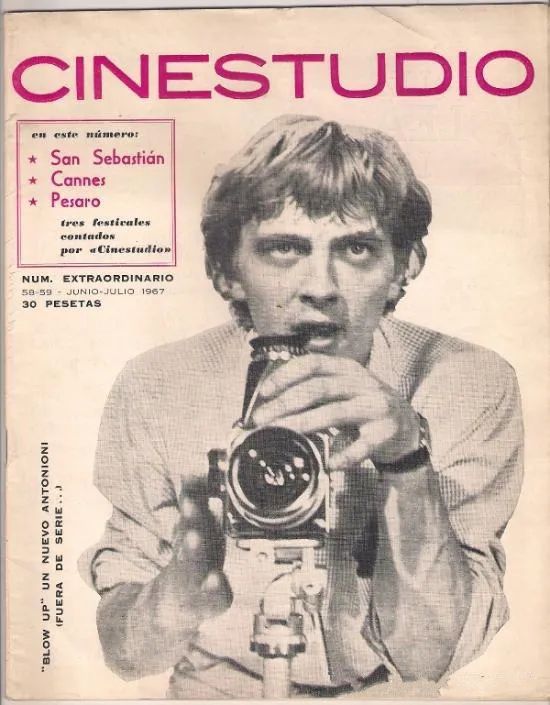 CINESTUDIO magazine side cover Issue 58-59  June/July 1967