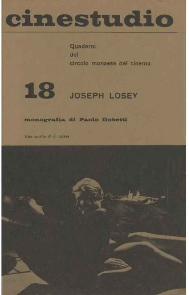 CINESTUDIO (It) magazine side cover Issue 18 Spring 1967
