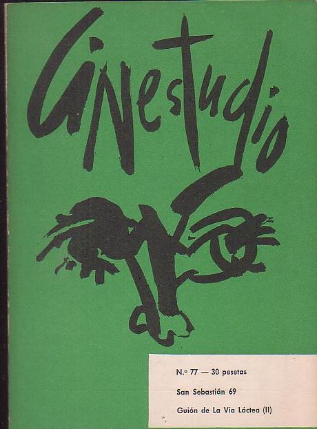 CINESTUDIO magazine side cover Issue 77  1969