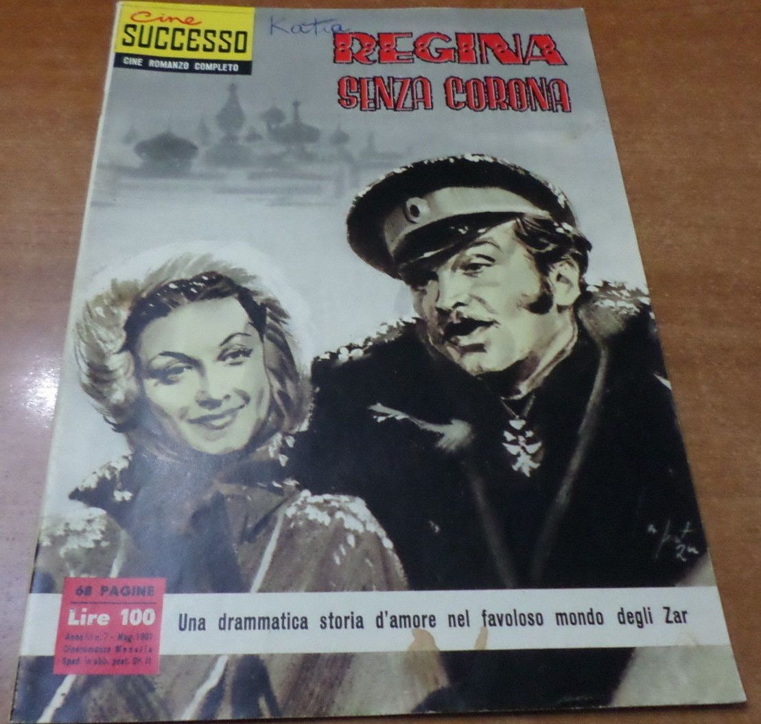 CINE SUCCESSO magazine side cover Issue 7  1961