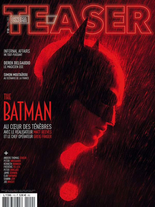 CINEMA TEASER magazine side cover Issue 110  March 2022