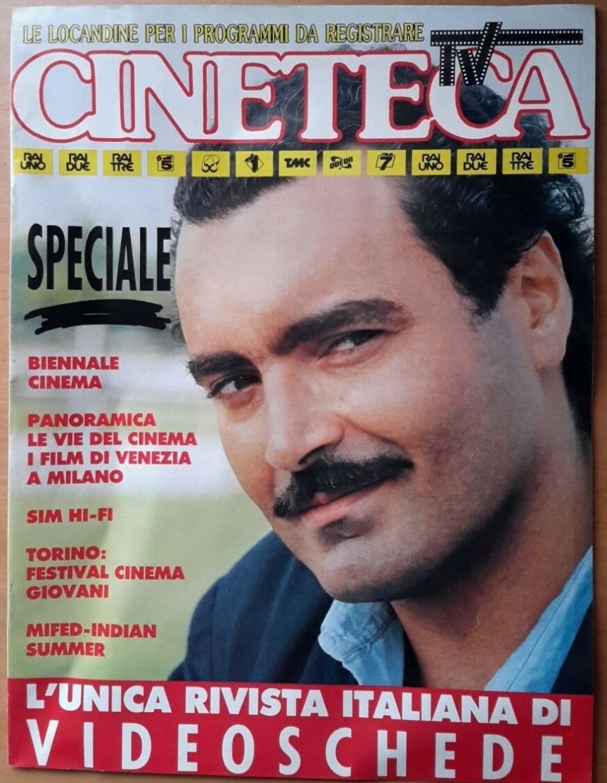 CINETECA TV magazine side cover  Special   1990