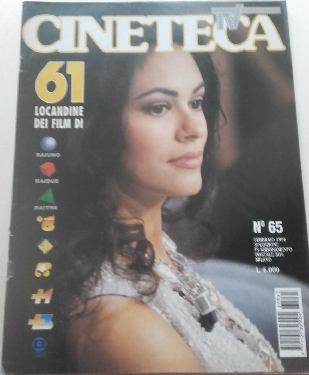 CINETECA TV magazine side cover Issue 65  February 1996