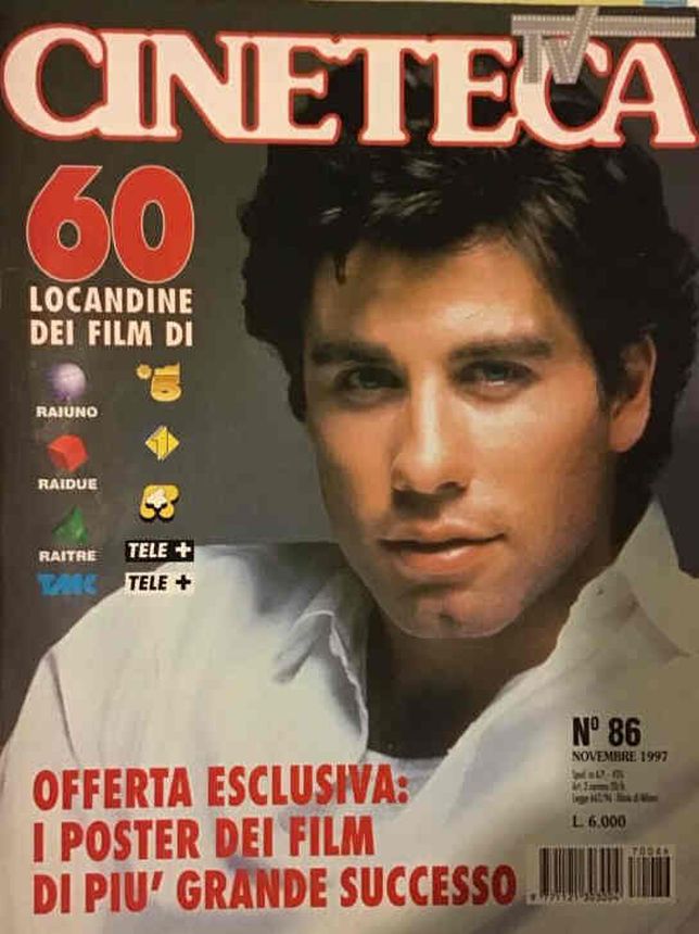 CINETECA TV magazine side cover Issue 86  November 1997