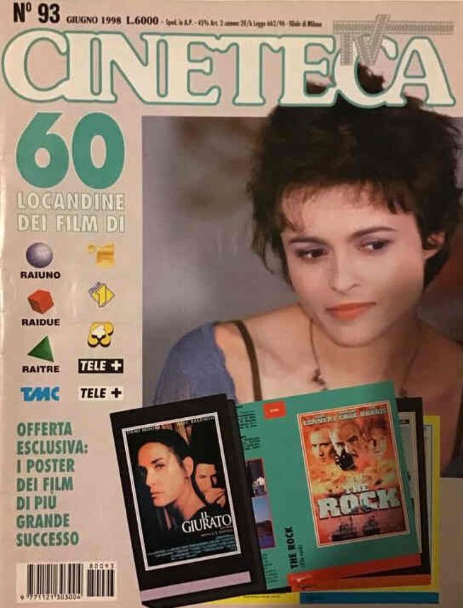 CINETECA (1990) magazine side cover Issue 93  June 1998