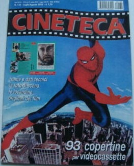 CINETECA TV magazine side cover Issue 131  July/August 2002
